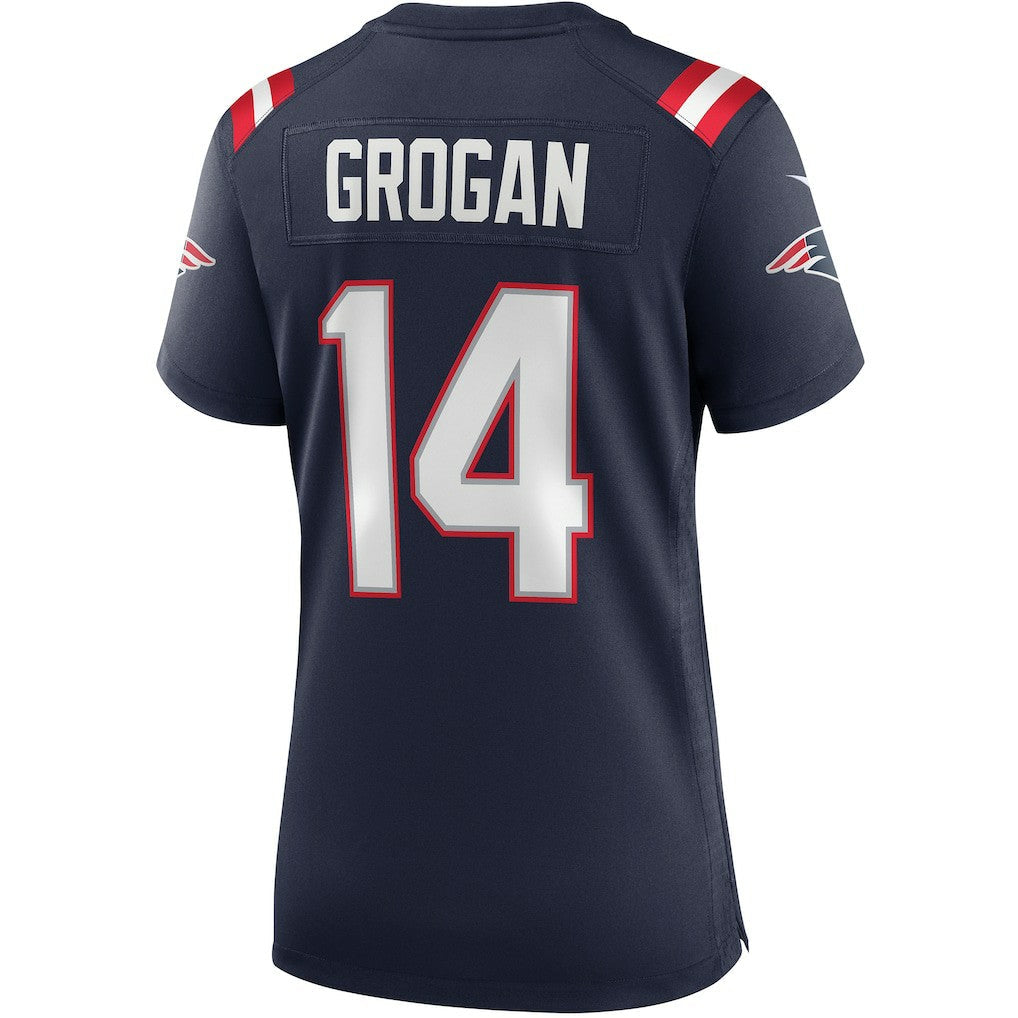 Steve Grogan New England Patriots Women's Game Retired Player Jersey - Navy | Nike for sale