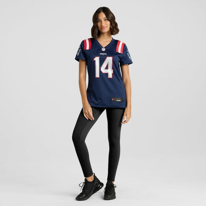 Steve Grogan New England Patriots Women's Game Retired Player Jersey - Navy | Nike for sale