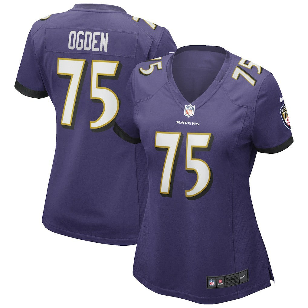Jonathan Ogden Baltimore Ravens Women's Game Retired Player Jersey - Purple | Nike cheap
