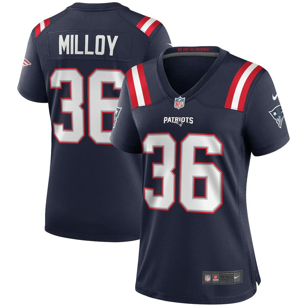 Lawyer Milloy New England Patriots Women's Game Retired Player Jersey - Navy | Nike online