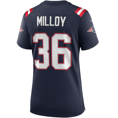 Lawyer Milloy New England Patriots Women's Game Retired Player Jersey - Navy | Nike online