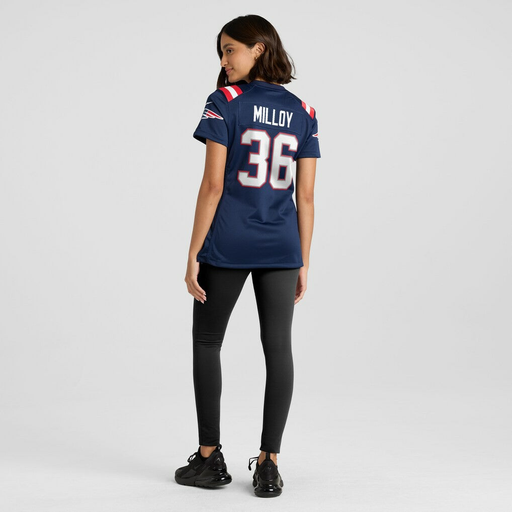 Lawyer Milloy New England Patriots Women's Game Retired Player Jersey - Navy | Nike online