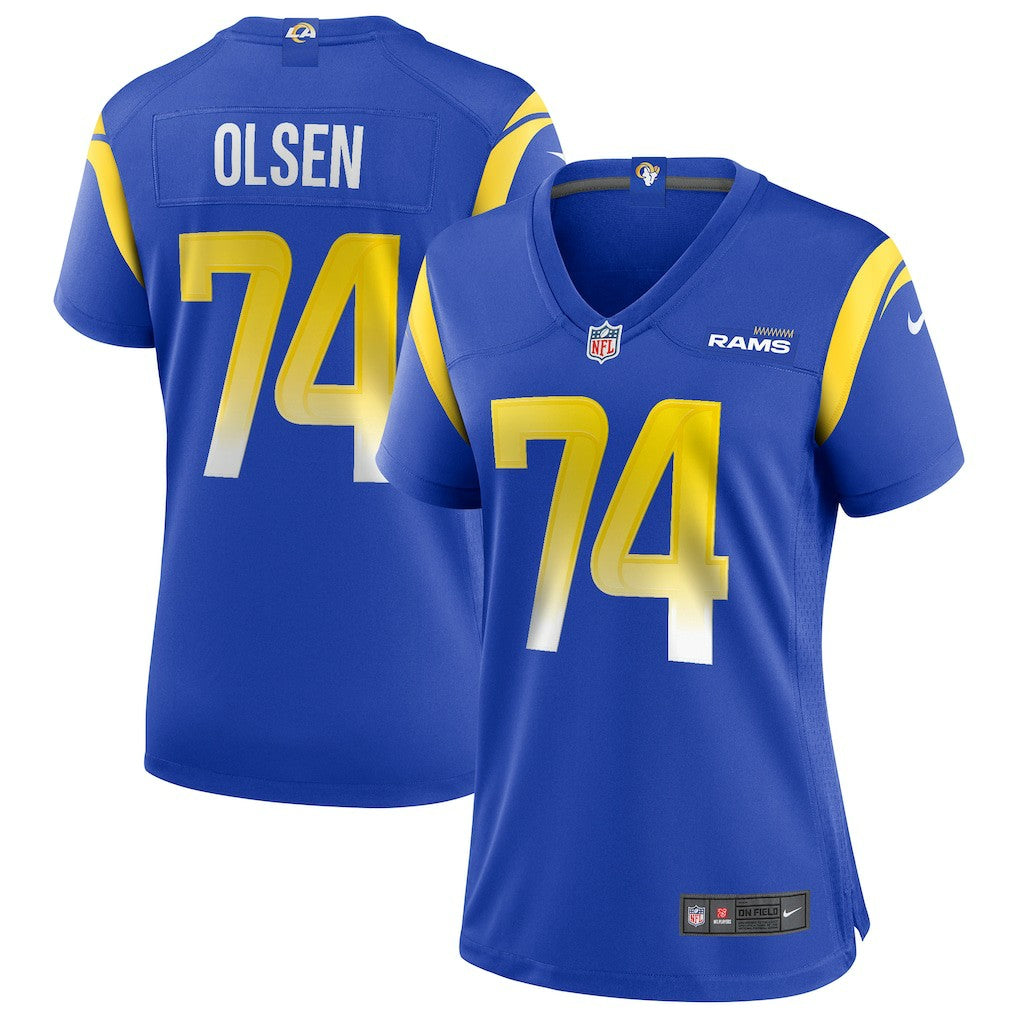 Merlin Olsen Los Angeles Rams Women's Game Retired Player Jersey - Royal | Nike discount