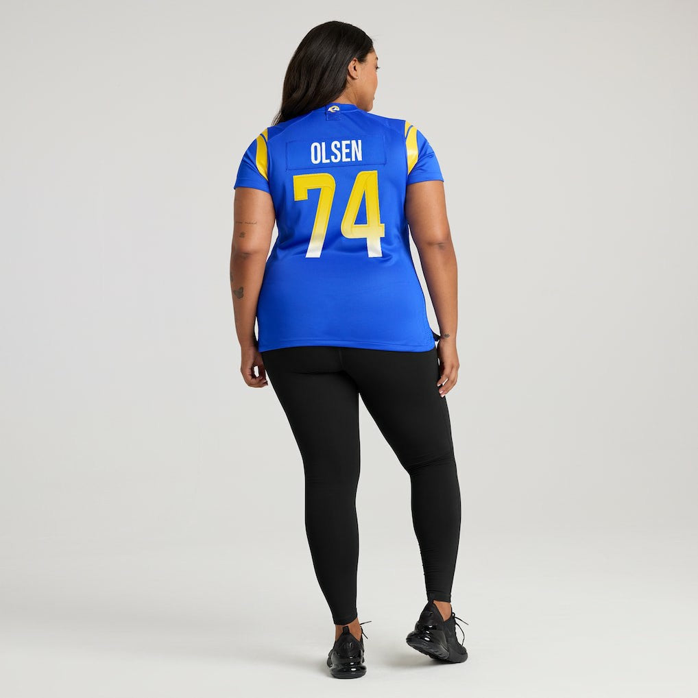 Merlin Olsen Los Angeles Rams Women's Game Retired Player Jersey - Royal | Nike discount