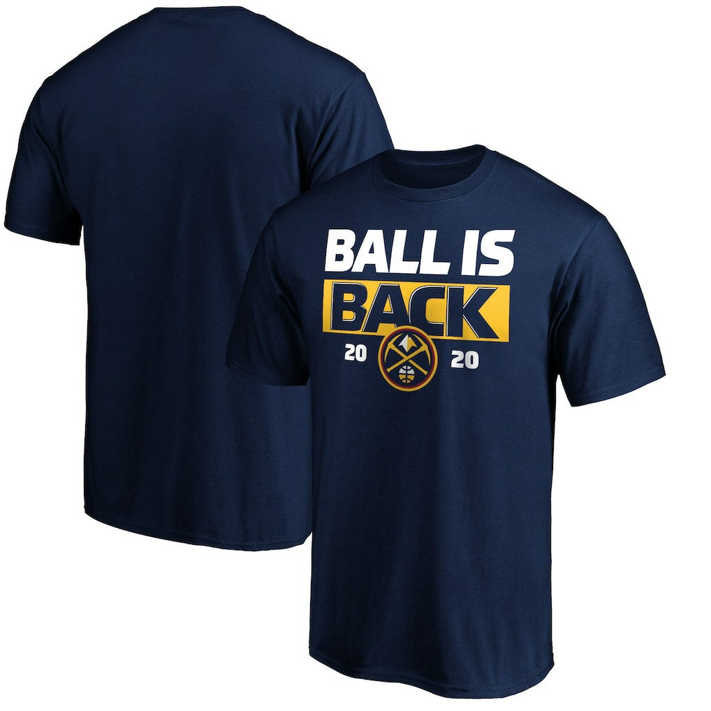 Denver Nuggets Ball Is Back T-Shirt sale - Navy for sale