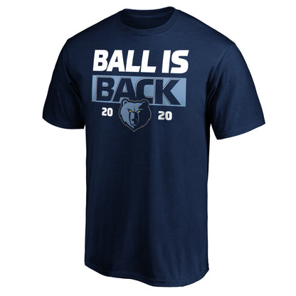 Memphis Grizzlies Ball Is Back T-Shirt - Navy for sale