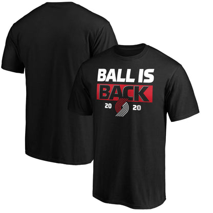 Portland Trail Blazers Ball Is Back T-Shirt - Black sale