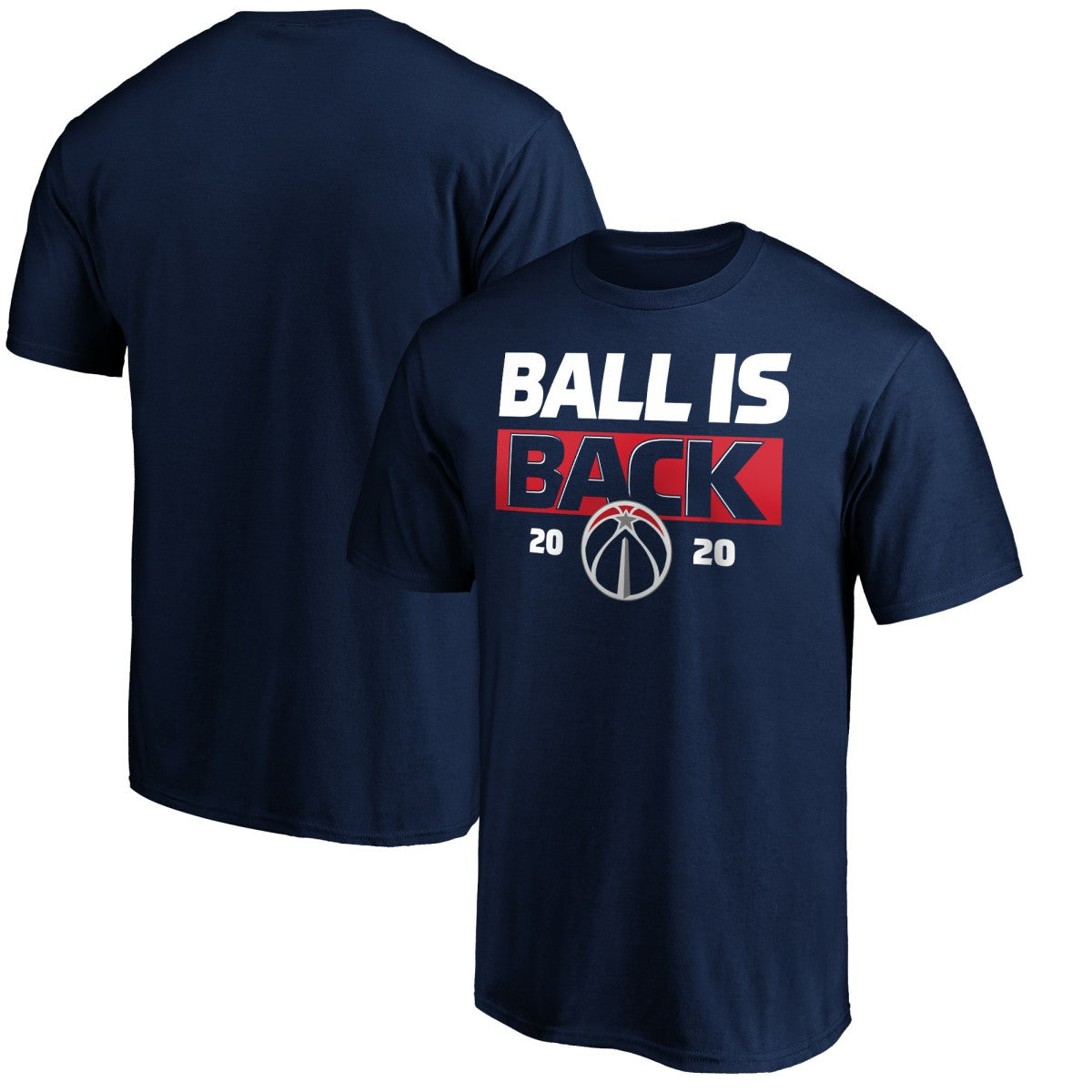 Washington Wizards Ball Is Back T-Shirt - Navy discount