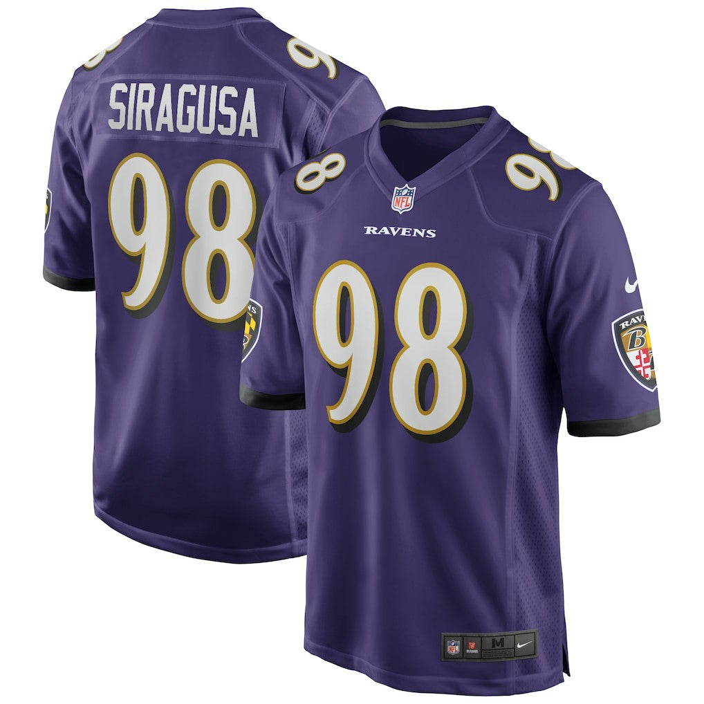 Tony Siragusa Baltimore Ravens Game Retired Player Jersey - Purple | Nike online