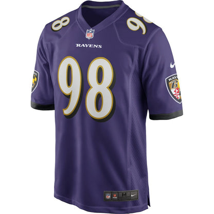 Tony Siragusa Baltimore Ravens Game Retired Player Jersey - Purple | Nike online