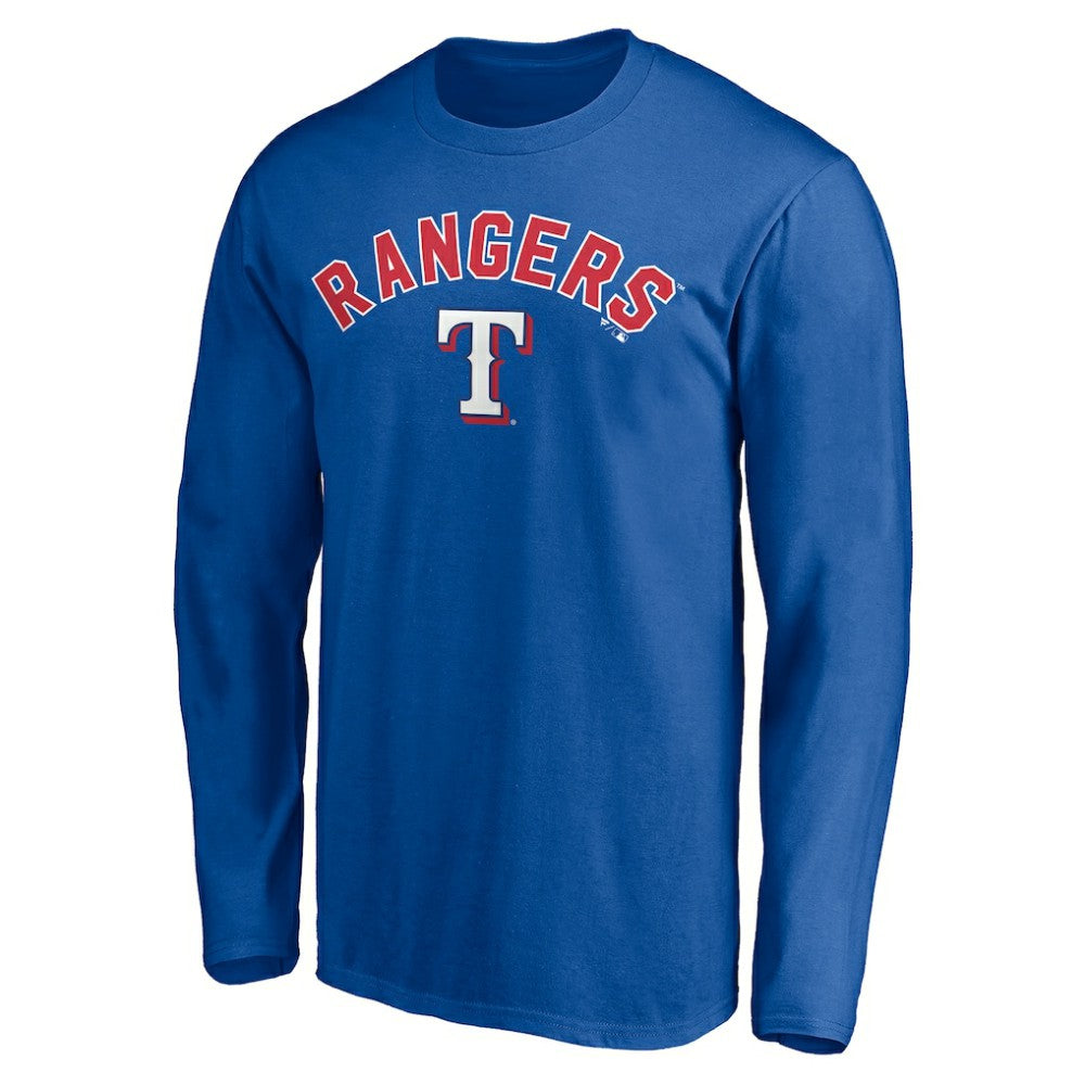 Texas Rangers Personalized Winning Streak Name & Number Long Sleeve T-Shirt - Royal