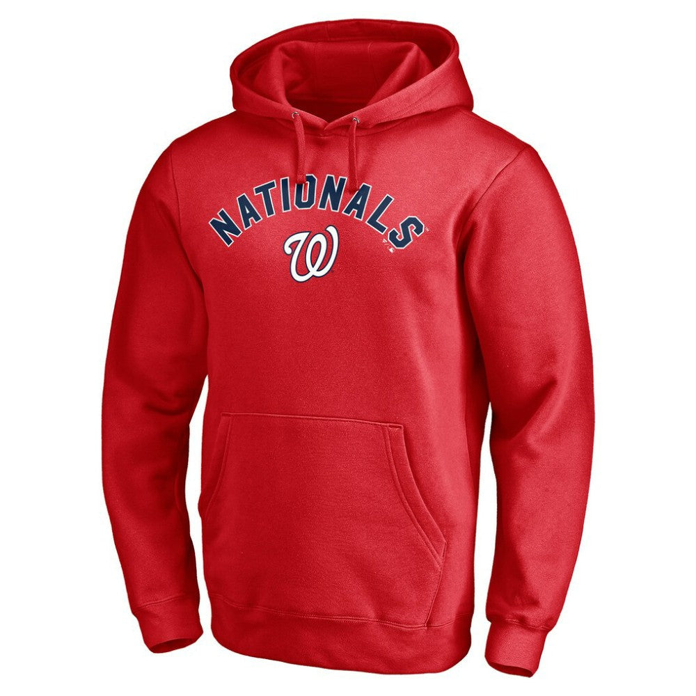 Washington Nationals Personalized Winning Streak Name & Number Pullover Hoodie - Red