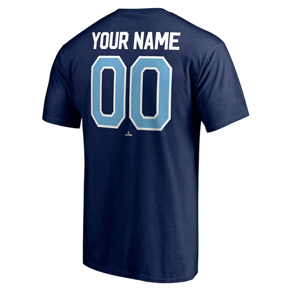 Tampa Bay Rays Personalized Team Winning Streak Name & Number T-Shirt - Navy