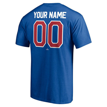 Texas Rangers Personalized Team Winning Streak Name & Number T-Shirt - Royal