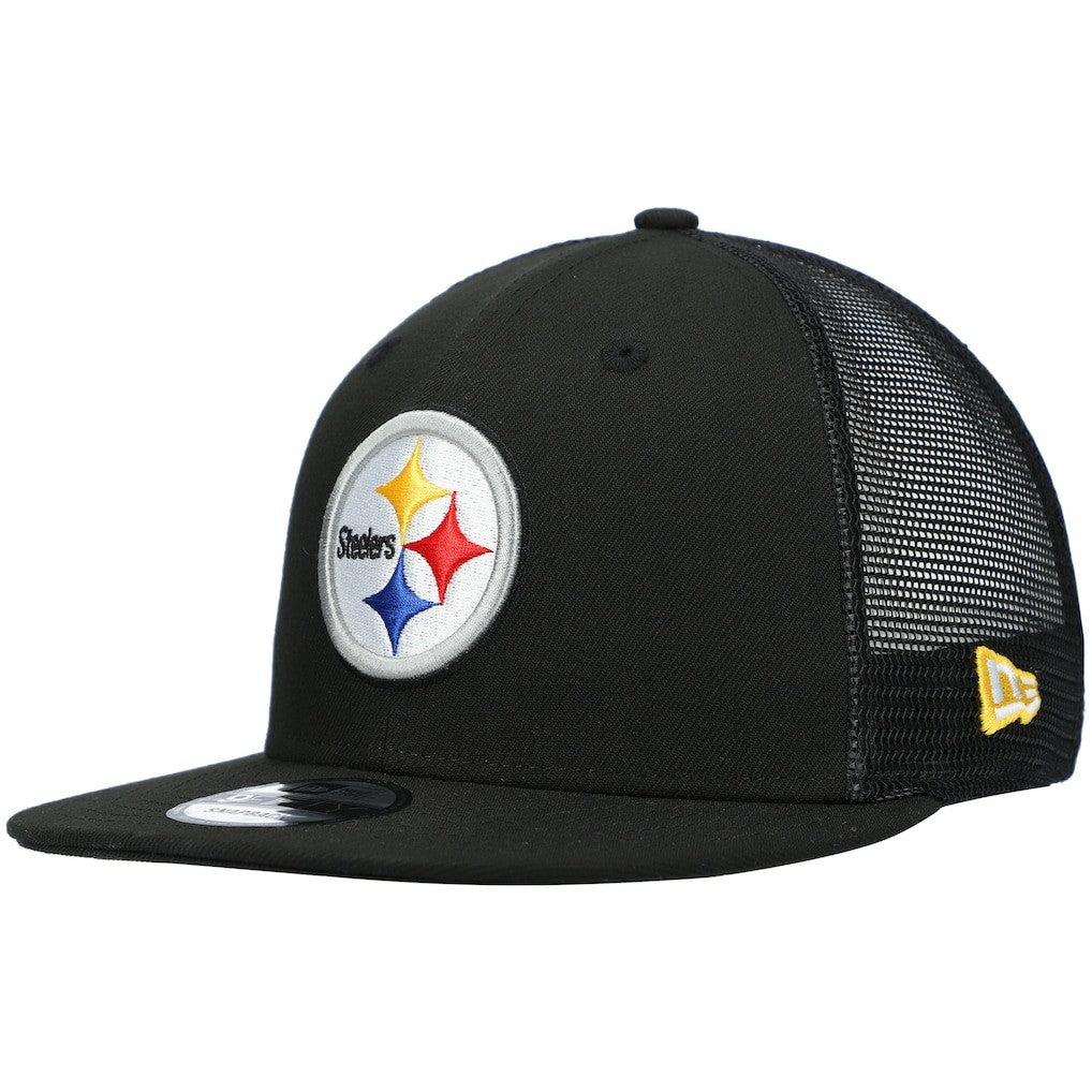 Pittsburgh Steelers New Era Shade Trucker 9FIFTY Snapback Hat - Black outlet
