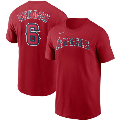 Anthony Rendon Los Angeles Angels Name & Number T-Shirt - Red | Nike