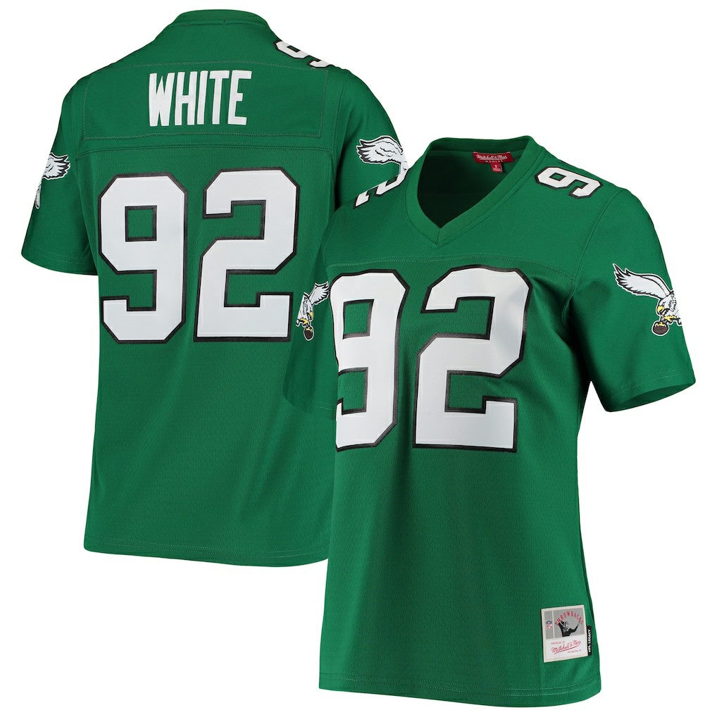 Reggie White Philadelphia Eagles Women's 1990 Legacy Replica Jersey - Kelly Green outlet