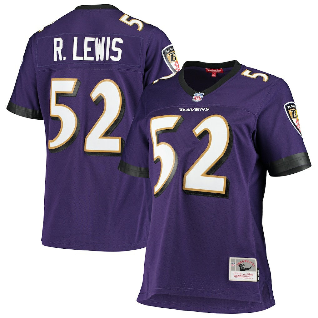 Ray Lewis Baltimore Ravens Women's Legacy Replica Team Jersey - Purple cheap
