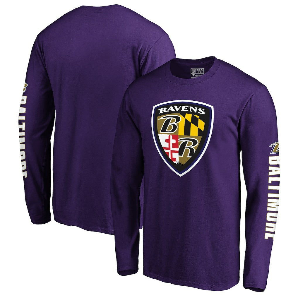 Baltimore Ravens Hometown Long Sleeve T-Shirt - Purple cheap