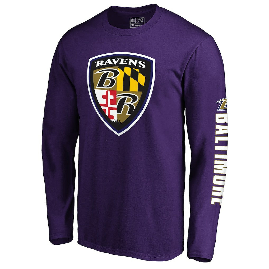 Baltimore Ravens Hometown Long Sleeve T-Shirt - Purple cheap