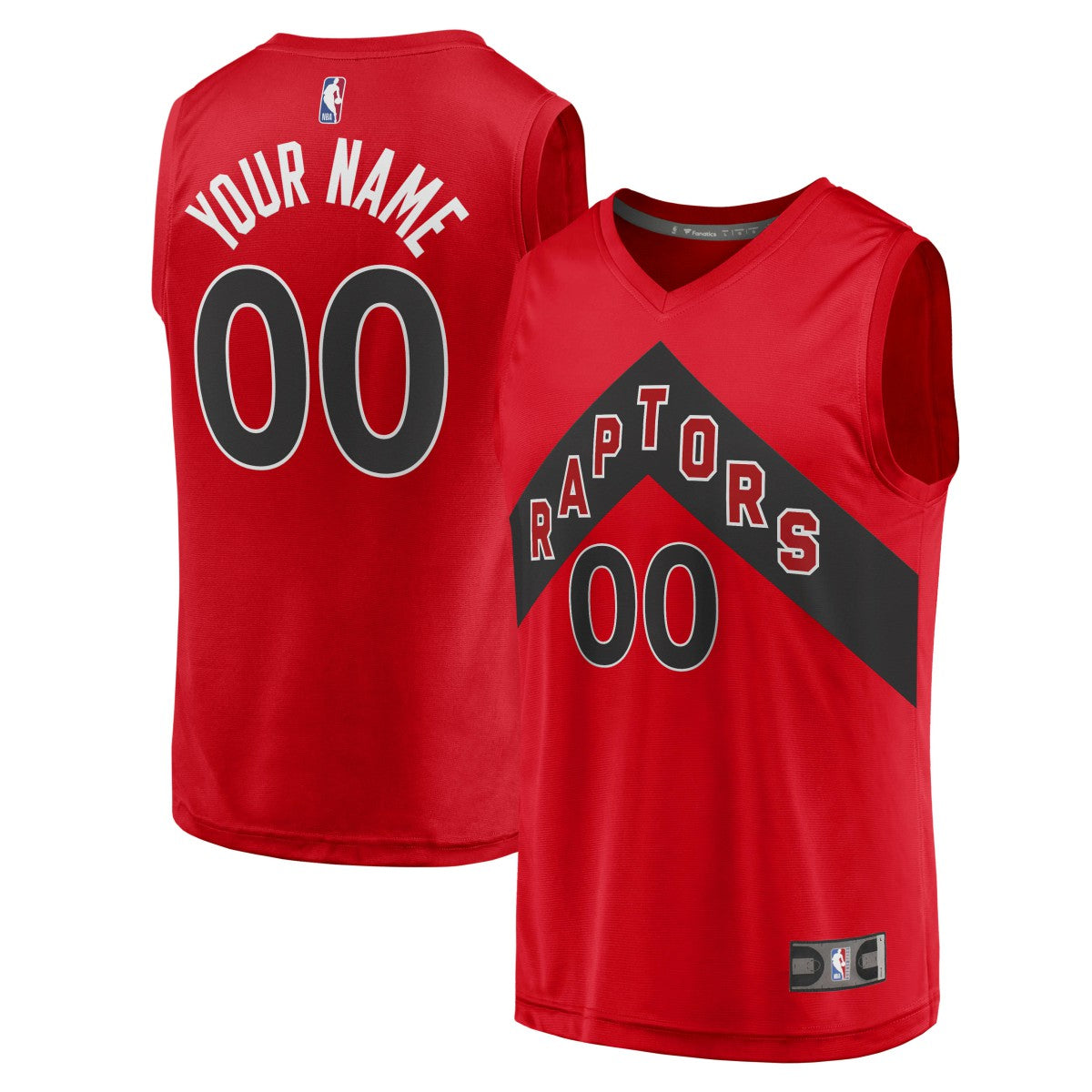 Toronto Raptors Fast Break Replica Custom Jersey - Icon Edition - Red | Fanatics for sale