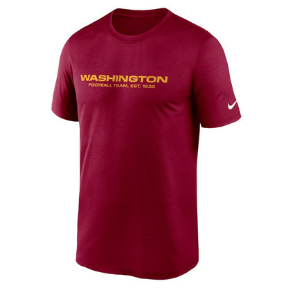 Washington Football Team Logo Essential Legend Performance T-Shirt - Burgundy | Nike cheap