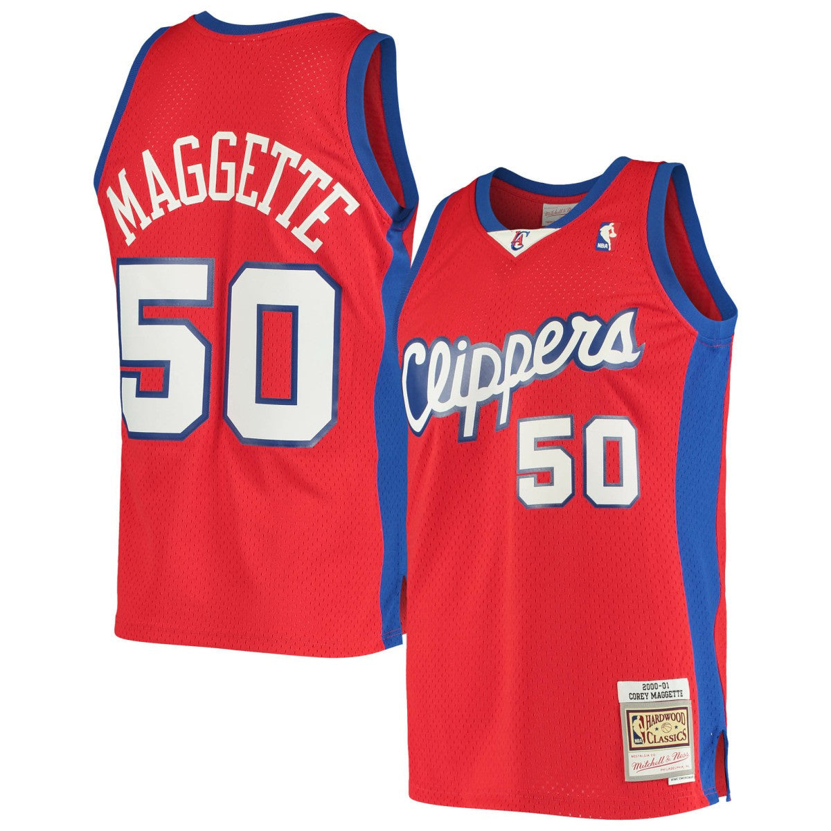 Corey Maggette LA Clippers 2000/01 Hardwood Classics Swingman Jersey - Red | Mitchell & Ness shop