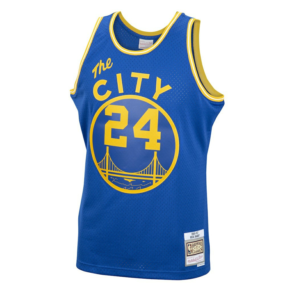 Rick Barry Golden State Warriors 1966/67 Hardwood Classics Swingman Jersey sale - Royal | Mitchell & Ness shop