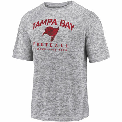 Tampa Bay Buccaneers Shade Battle Ready Raglan Space-Dye T-Shirt - Gray sale