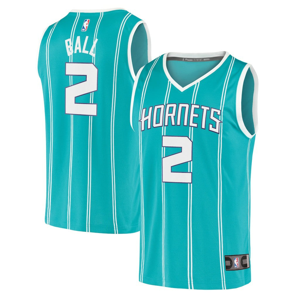 LaMelo Ball Charlotte Hornets Fast Break Replica Jersey Teal - Icon Edition | Fanatics outlet