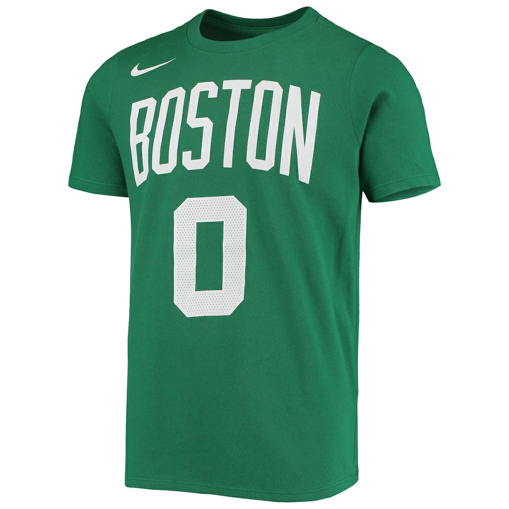Jayson Tatum Boston Celtics Youth Logo Name & Number Performance T-Shirt - Kelly Green | Nike shop