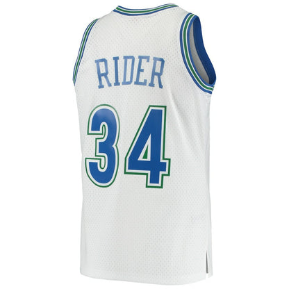 Isaiah Rider Minnesota Timberwolves 1995/96 Hardwood Classics Swingman Jersey - White | Mitchell & Ness on sale