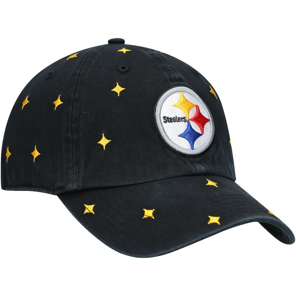Pittsburgh Steelers '47 Women's Confetti Clean Up Adjustable Hat - Black/Gold sale