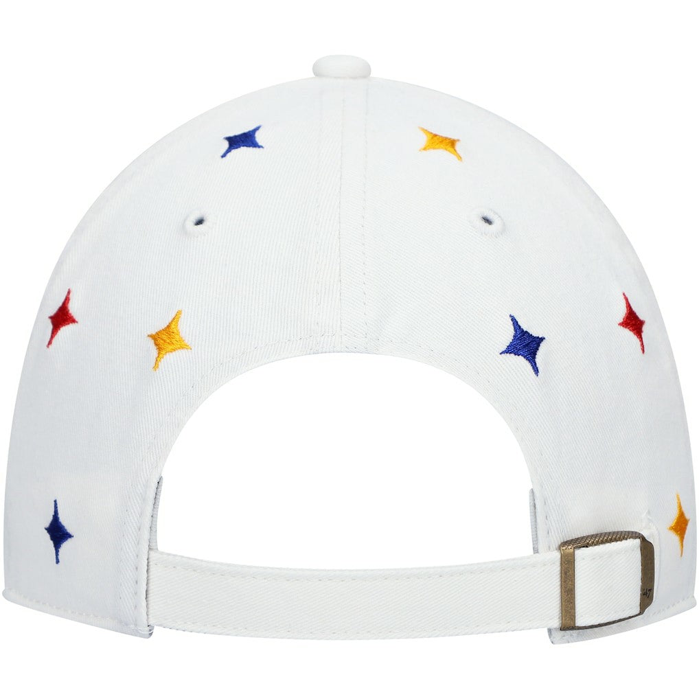 Pittsburgh Steelers '47 Women's Multi Confetti Clean Up Adjustable Hat - White outlet
