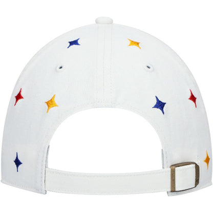 Pittsburgh Steelers '47 Women's Multi Confetti Clean Up Adjustable Hat - White outlet