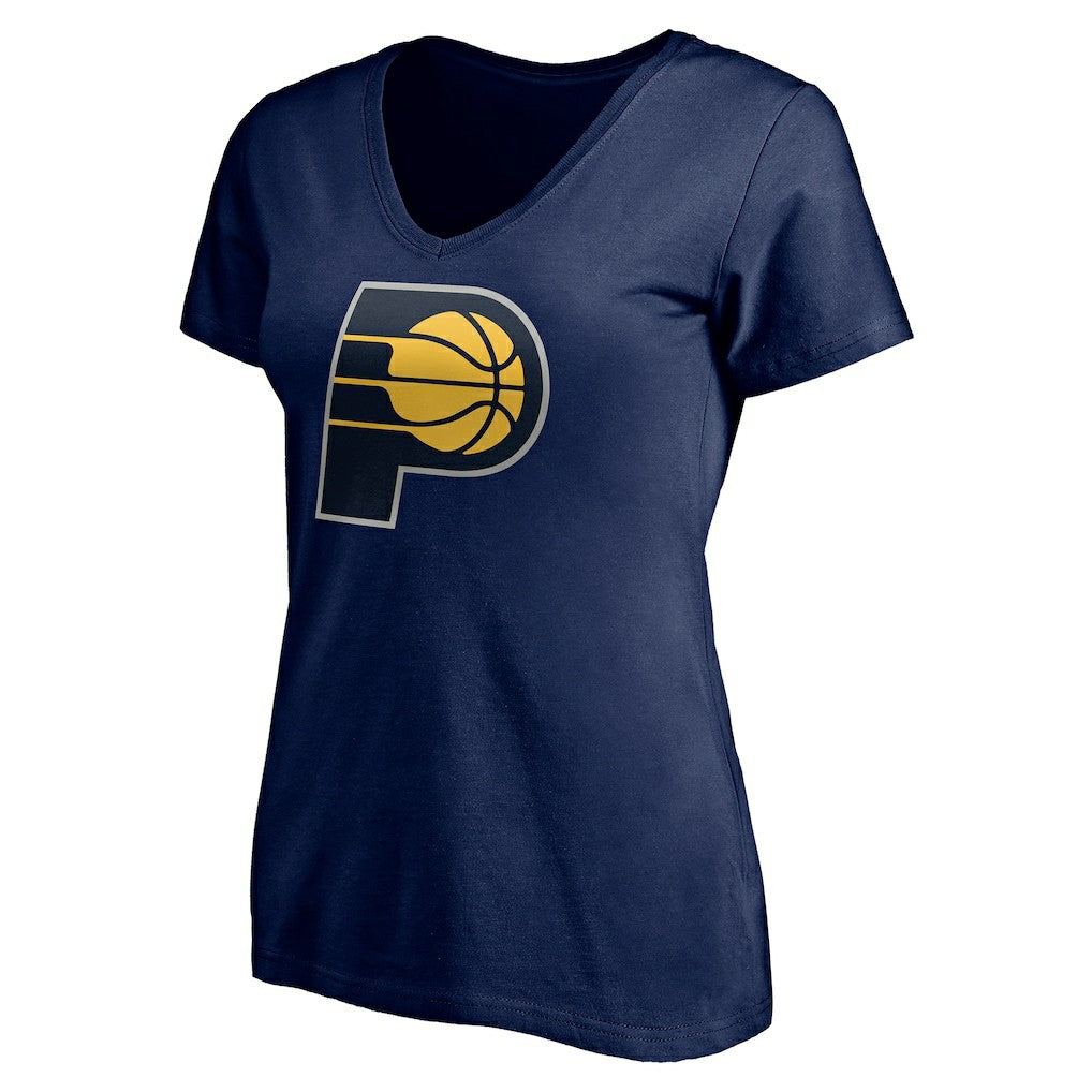 Indiana Pacers Women's Playmaker Personalized Name & Number V-Neck T-Shirt - Navy sale