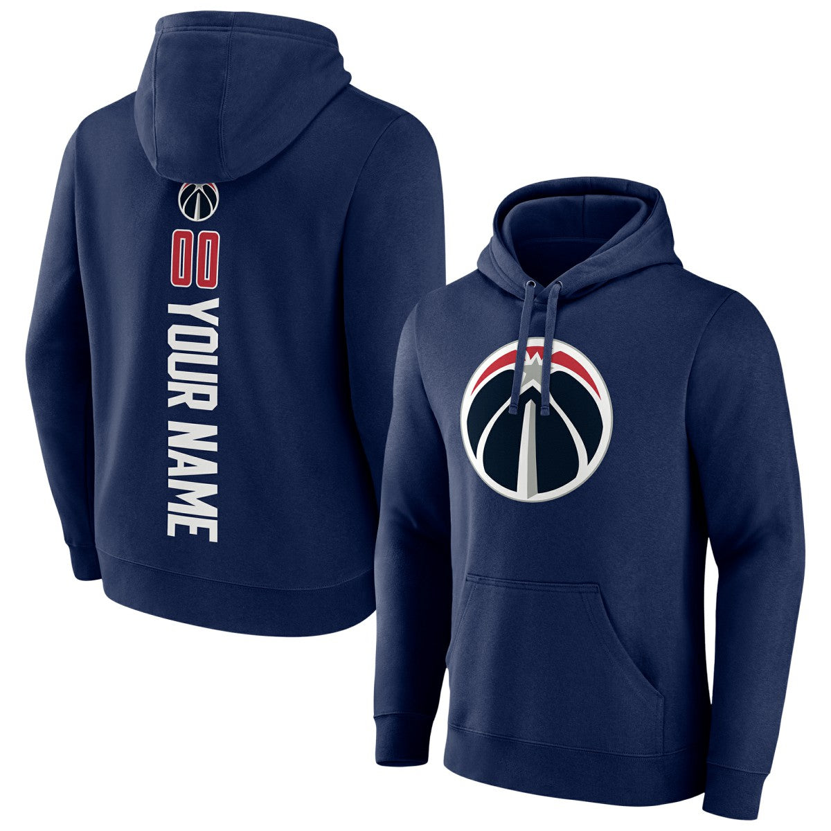Washington Wizards Playmaker Personalized Name & Number Pullover Hoodie - Navy cheap
