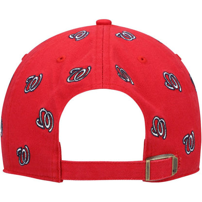 Washington Nationals Women's Confetti Clean Up Adjustable Hat - Red | 47 brand