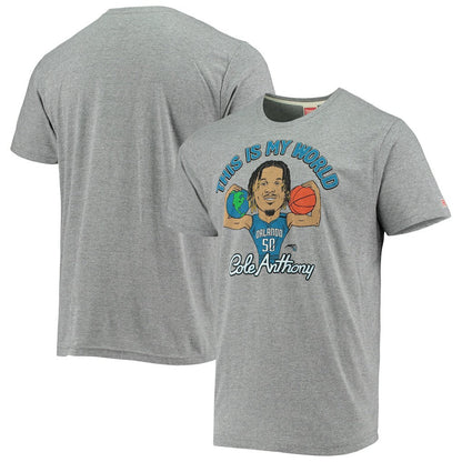 Cole Anthony Orlando Magic Homage Player Tri-Blend T-Shirt - Gray for sale
