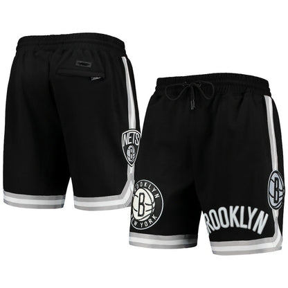 Brooklyn Nets Pro Standard Chenille Shorts - Black for sale