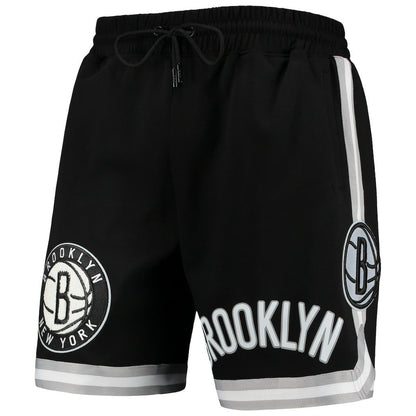 Brooklyn Nets Pro Standard Chenille Shorts - Black for sale