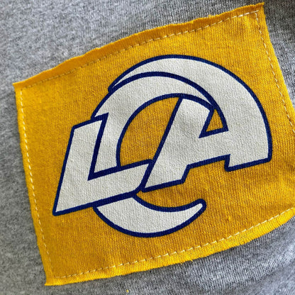 Los Angeles Rams Refried Apparel Sustainable Angle Long Sleeve T-Shirt - Gray for sale