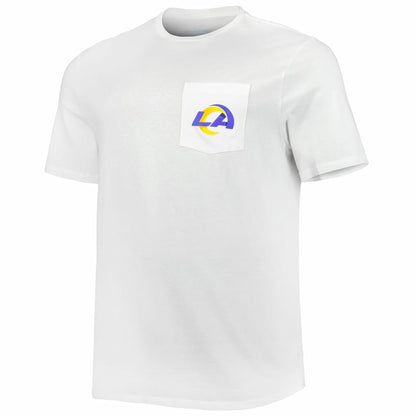 Los Angeles Rams Vineyard Vines Big & Tall Helmet T-Shirt - White online