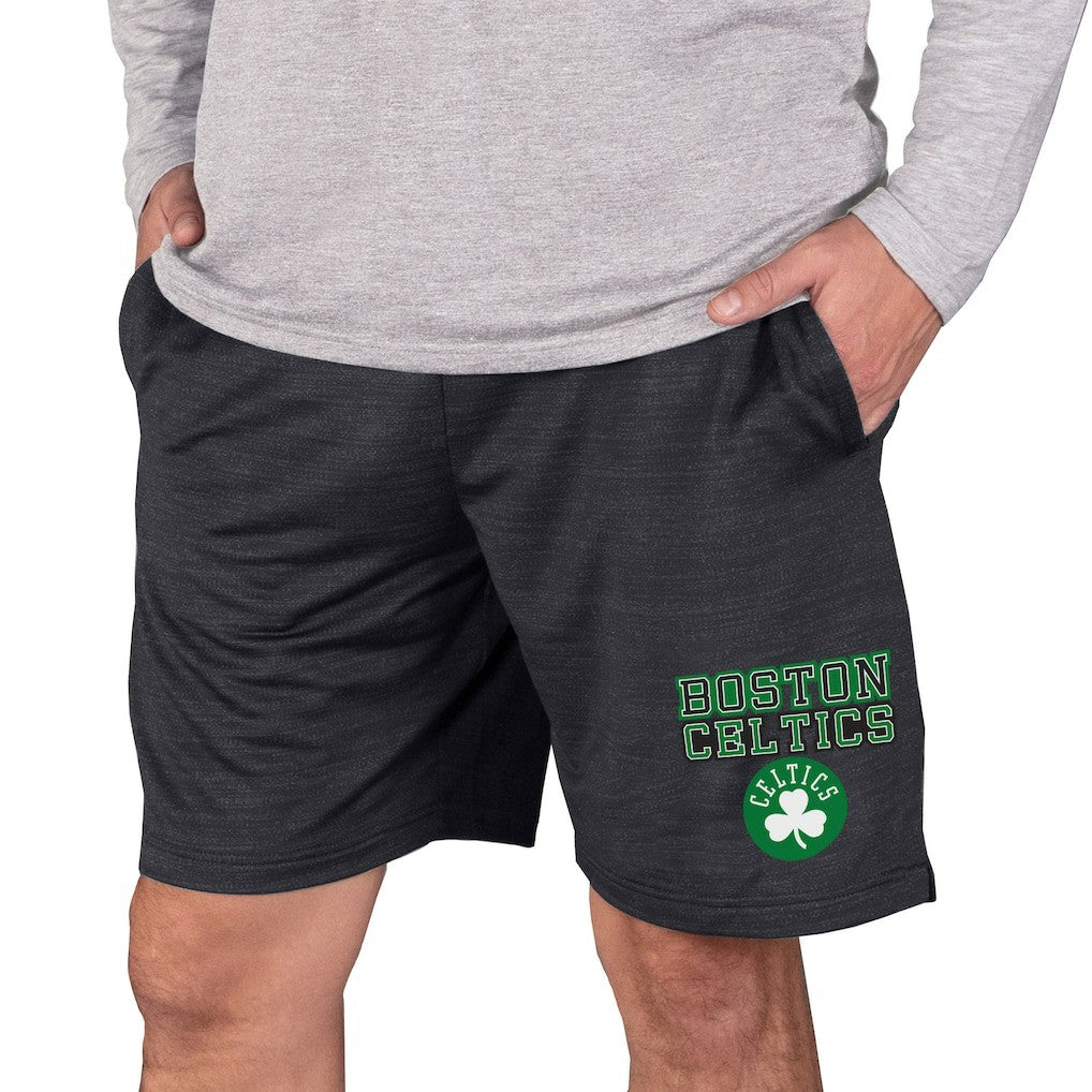 Boston Celtics Concepts Sport Bullseye Knit Jam Shorts - Charcoal discount