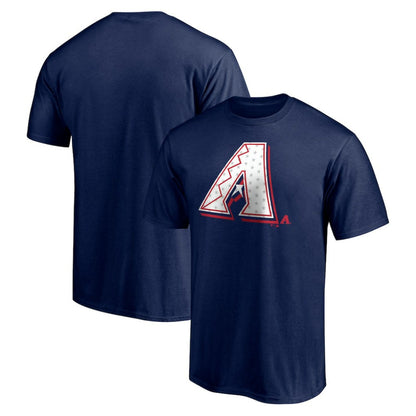 Arizona Diamondbacks Red White and Team T-Shirt - Navy