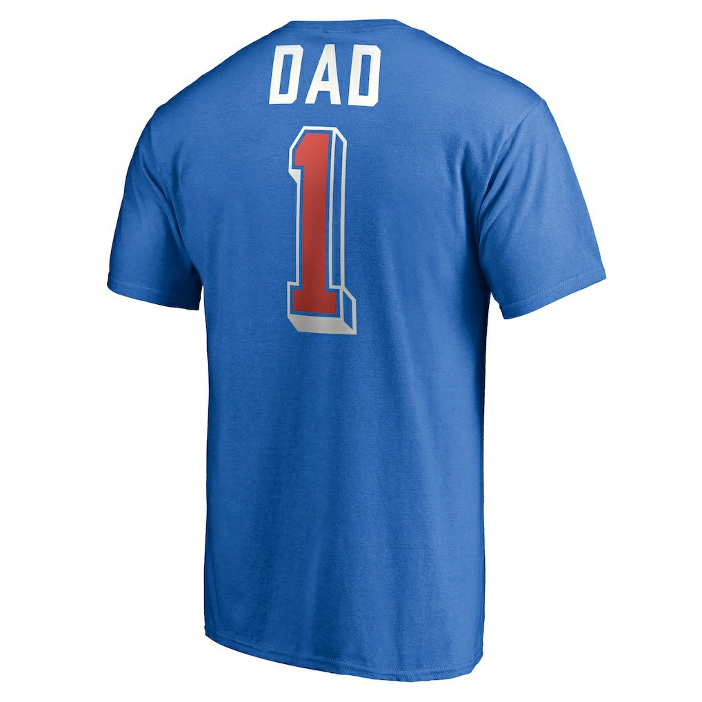 Oklahoma City Thunder Number One Dad T-Shirt - Blue cheap