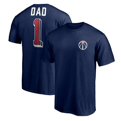 Washington Wizards Number One Dad T-Shirt - Navy sale
