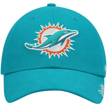 Miami Dolphins '47 Women's Miata Clean Up Primary Adjustable Hat - Aqua sale