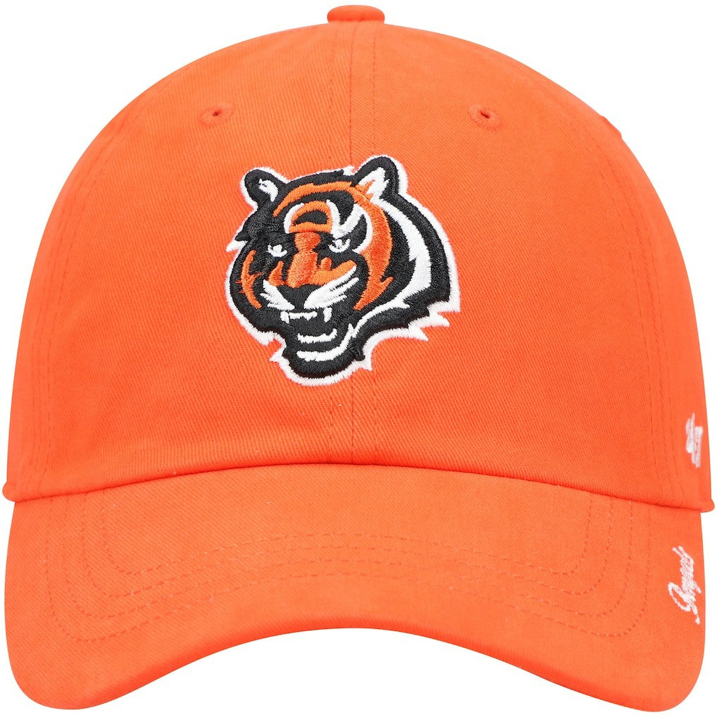 Cincinnati Bengals '47 Women's Miata Clean Up Secondary Logo Adjustable Hat - Orange on sale