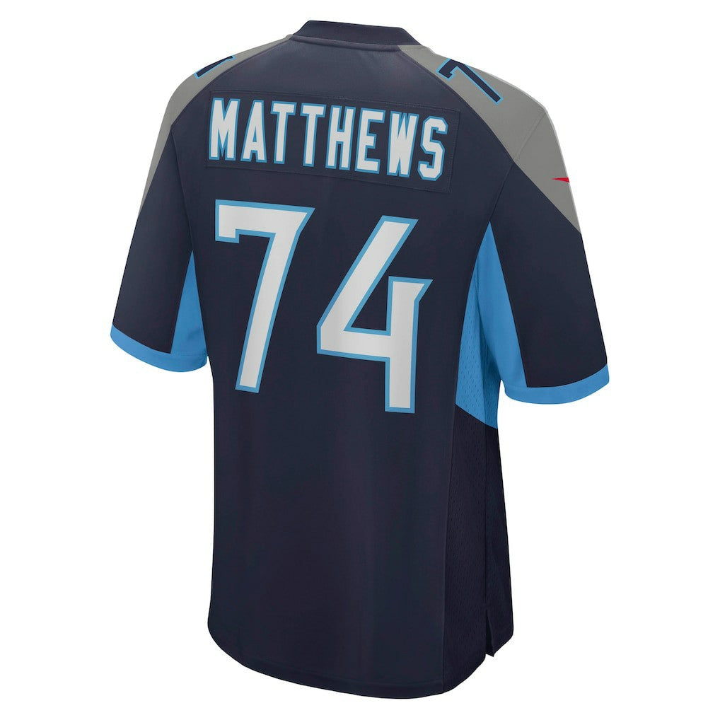 Bruce Matthews Tennessee Titans Retired Player Jersey - Navy | Nike online
